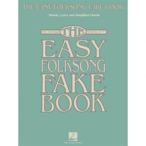 Partitions jazz&blues HAL LEONARD THE EASY FOLKSONG FAKE BOOK OVER 120 SONGS IN THE KEY OF C - C INSTRUMENTS Instrument en do