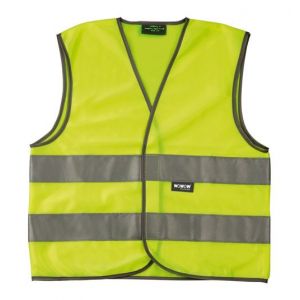 Gilet de s&eacute;curit&eacute; r&eacute;fl&eacute;chissant Wowow pour enfant 3-6 ans Jaune et Gris