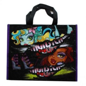 Sac shopping grand mod&egrave;le monster high - noir 06 18257