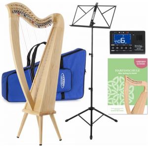 Classic Cantabile H-22LG Harpe celtique 22 cordes Set