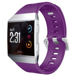Strap-it Bracelet silicone - compatible pour Fitbit Ionic (violet)