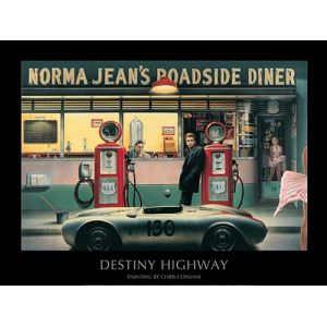 Destiny Highway (Chris Consani) - James Dean / Marilyn Monroe - 60x80 cm - AFFICHE / POSTER