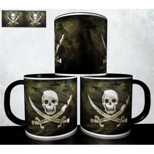 MUG collection design - T&ecirc;te de mort Skull Halloween 1034