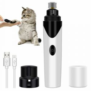 Tondeuse Lime à ongles électrique pour Animal de compagnie blanc