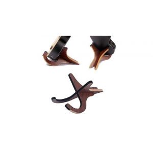 Ukul&eacute;l&eacute; portable en bois support pliable support pliable vertical support de pr&eacute;sentoir de guitare