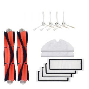2 brosses principales 4 brosses lat&eacute;rales 4 filtres 2 RagsFor Xiaomi Mijia1S / Roborock T65_onaeatza410