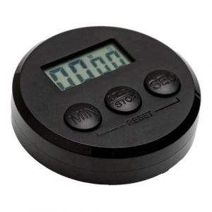 FIVE Simply Smart - Minuteur Digital Aimanté "Display" 7cm Noir