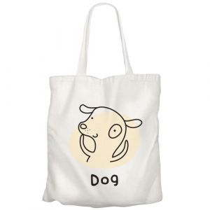 Fabulous Grand sac pour shopping Chien Signe Astrologique Chinois