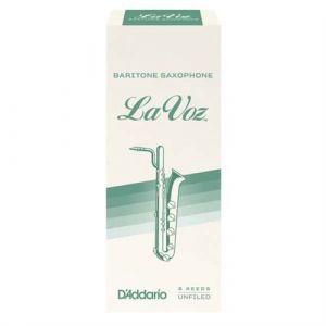 D'Addario - Rico RLC05MH - Baryton La Voz Medium Hard Boite De 5 Anches saxophone baryton