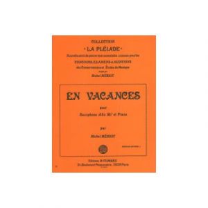 Partitions Classique Combre Meriot Michel - En Vacances - Saxophone Et Piano Saxophone