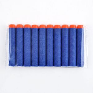 OHP 100PCS Recharges fléchettes pour Nerf N-Strike Elite Series Blasters Pistolet Jouet Bleu