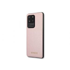 Coque pour Samsung S20 ultra G988 Guess iridescent rose