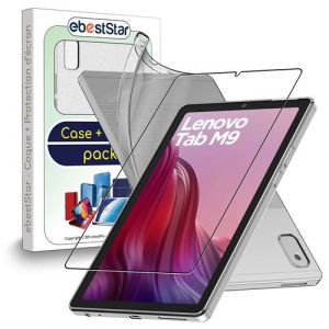 ebestStar Coque pour Lenovo Tab M9 Gel Silicone ULTRA FINE Antichoc, Transparent + Film VERRE Tremp&eacute;