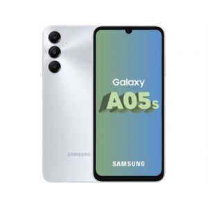 Samsung Galaxy A05s - 4G smartphone - double SIM - RAM 4 Go / Mémoire interne 64 Go - microSD slot - Écran LCD - 6.7" - 2400 x 1080 pixels - 3 x caméras arrière 50 MP, 2 MP, 2 MP - front camera 13 MP - argent