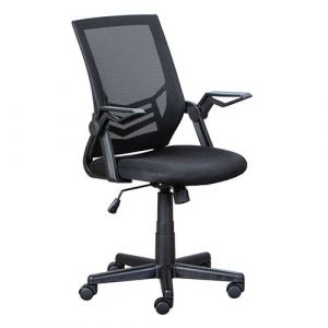 Fauteuil de Bureau Tissu Mesh Coloris Noir - JIAN - ALTOBUY