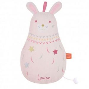 Peluche Musicale Lapin Rose Dounimaux