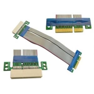 Riser PCI express 1 port PCI-e 4x - souple longueur totale 185mm