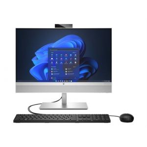 HP EliteOne 840 G9 - Tout-en-un Core i5 12600 / jusqu'à 4.8 GHz - vPro - RAM 8 Go - SSD 256 Go - NVMe, TLC - UHD Graphics 770 - Gigabit Ethernet, Bluetooth 5.2, IEEE 802.11ax (Wi-Fi 6E) - Win 10 Pro (comprend Licence Win 11 Pro) - moniteur : LED 23.8" 19