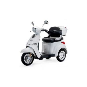 Scooter Veleco Cristal électrique pour personnes à mobilité réduite et sénior 1000 watts homologué route blanc