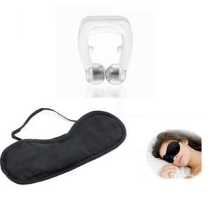 Masque nuit + Nose clip Nez anti-ronflement apnée sommeil Dilatateur nasal - Straße Tech ®