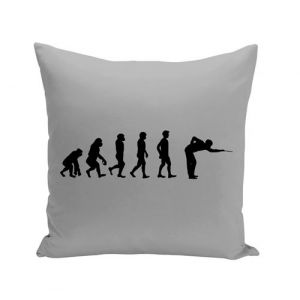 Fabulous Housse de coussin gris Evolution Billard [40x40 cm]