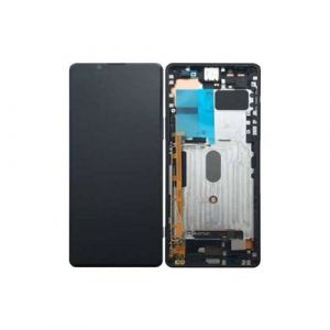 Original Ecran LCD & Vitre tactile Noir Assemblés Sur Châssis Pour Sony Xperia 1 II (XQ-AT52)