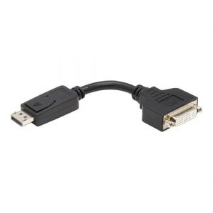 Eaton Tripp Lite Series DisplayPort to DVI-I Adapter Cable (M/F), 6 in. (15.2 cm) - Carte d'écran - DisplayPort (M) pour DVI-I (F) - 15 cm - moulé