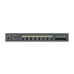 EnGenius ECS2512FP commutateur r&eacute;seau G&eacute;r&eacute; L2+ 2.5G Ethernet (100/1000/2500) Connexion Ethernet, supportant l'alimentation via ce port (PoE) Noir