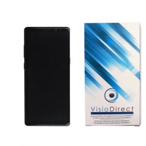 Visiodirect&reg; Ecran complet pour Samsung Galaxy Note 8 N950F noir vitre tactile+ Ecran LCD sur chassis Telephone portable