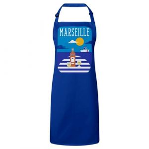 Fabulous Tablier Cuisine Premium Bleu Marseille Pastis Port