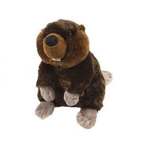 Wild Republic Republic-10921 Peluche Castor Cuddlekins, Jouets, 30cm, 10921, Brun 10921