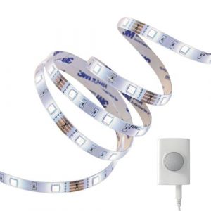 Xanlite - Ruban LED lumineux à LED Rechargeable - 1 mètre - Détection de mouvement et ouverture de porte - 200 lumens - Blanc neutre - LSAK1RDCW
