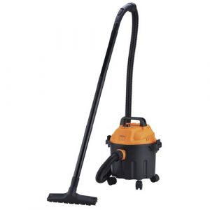Qlima wdz510 &ndash; Aspirateur (1000 W, Aspirateur de tambour, sac pour la poussi&egrave;re, 10 L, Noir, Orange, 1,5 m)