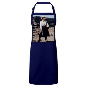 Fabulous Tablier Cuisine Premium Navy Femme Cowboy Western Revolver
