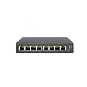 LevelOne GES-2108 commutateur r&eacute;seau G&eacute;r&eacute; L2 Gigabit Ethernet (10/100/1000) Noir