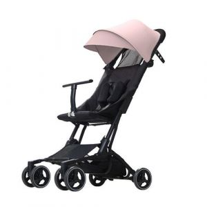 Poussette canne PIKO BEBE2LUXE rose Ultra compacte