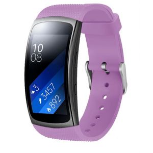 Strap-it Bracelet silicone - compatible pour Samsung Gear Fit 2 / Fit 2 Pro (lavande)
