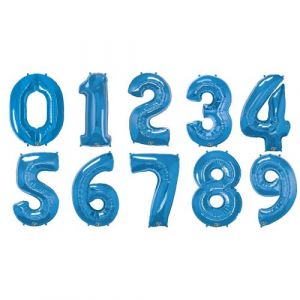 Qualatex - Ballon numéro (86cm) (7) (Saphir) - UTSG3591