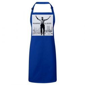 Fabulous Tablier Cuisine Premium Bleu Mohamed Ali Boxer De Legendes