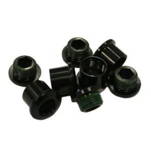 Truvativ 11.6915.012.000 5 arm steel ring bolt kit for double chain set - black