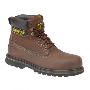 Chaussures montantes de sécurité S3 Caterpillar Holton pour homme (47 EUR) (Marron) - UTFS979