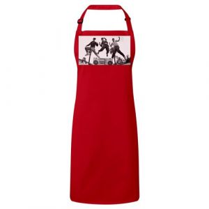 Fabulous Tablier Cuisine Premium Rouge Beastie Boys Ghetto Blaster Jump