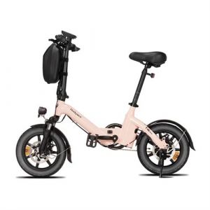 BODYWEL T16 PRO vélo électrique, Rose, Vélo pliant, Sans accélérateur, Sans porte-bagages, Batterie 36v14.5ah, Moteur 250W36V