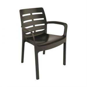 Chaise IPAE Progarden Borneo 150 ml Noir