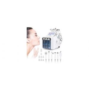 Machine de dermabrasion &agrave; eau 6 en 1 &eacute;quipement de nettoyage en profondeur blanchiment du visage lifting pour salon de maison