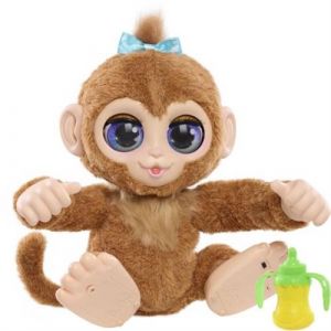Jouet interactif  FURREAL FRIENDS  Peanut le Singe  Plus de 100 réactions  marche  équilib