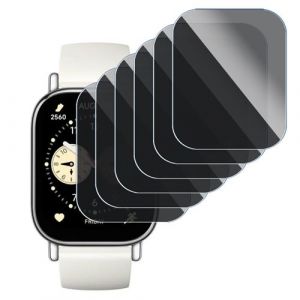 Protection Anti-Espion en Verre Flexible pour Montre Connect&eacute;e Xiaomi Redmi Watch 5 Lite 1,96" (Pack x6)