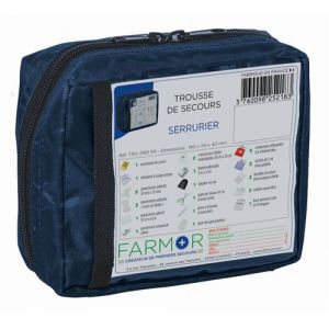 Trousse de secours FARMOR - Serrurier - individuelle - TRO 2180 SR