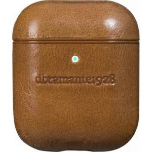Coque pour AirPods en Cuir Copenhagen DBRAMANTE1928 Marron