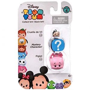 Paquet de 3 figurines Cruella de Vil série 4 de Disney Tsum Tsum